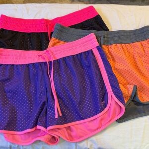 Women's Colorful Athletic Shorts Set Champion size Medium